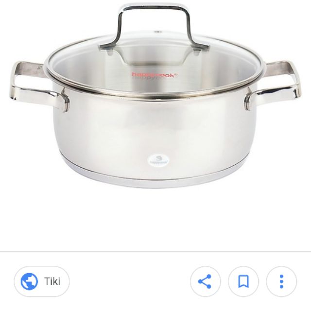 Nồi inox 3 đáy cao cấp 20cm happy Cook