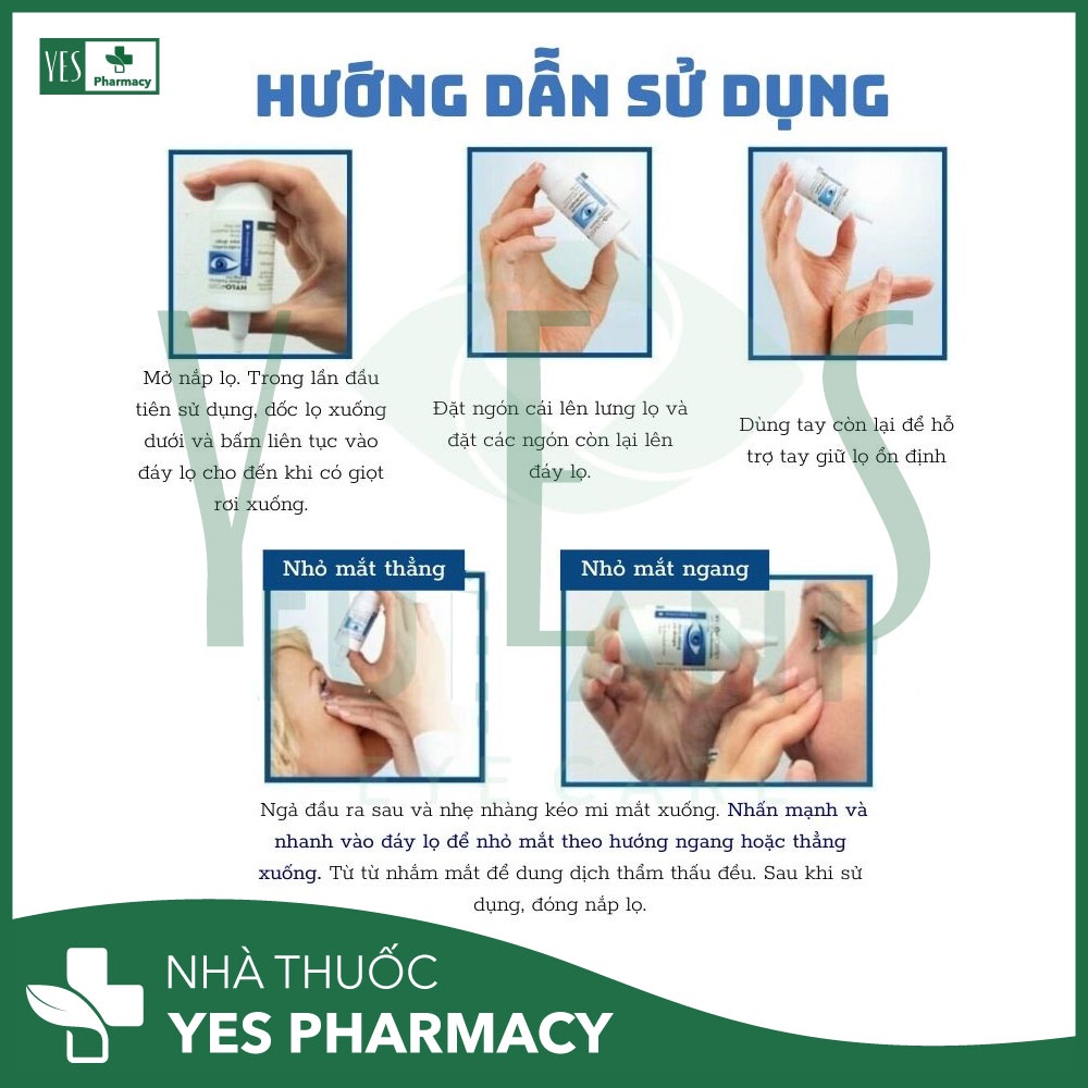 Dung dịch nhỏ mắt HYLO® GEL - Nhà thuốc Yes Pharmacy