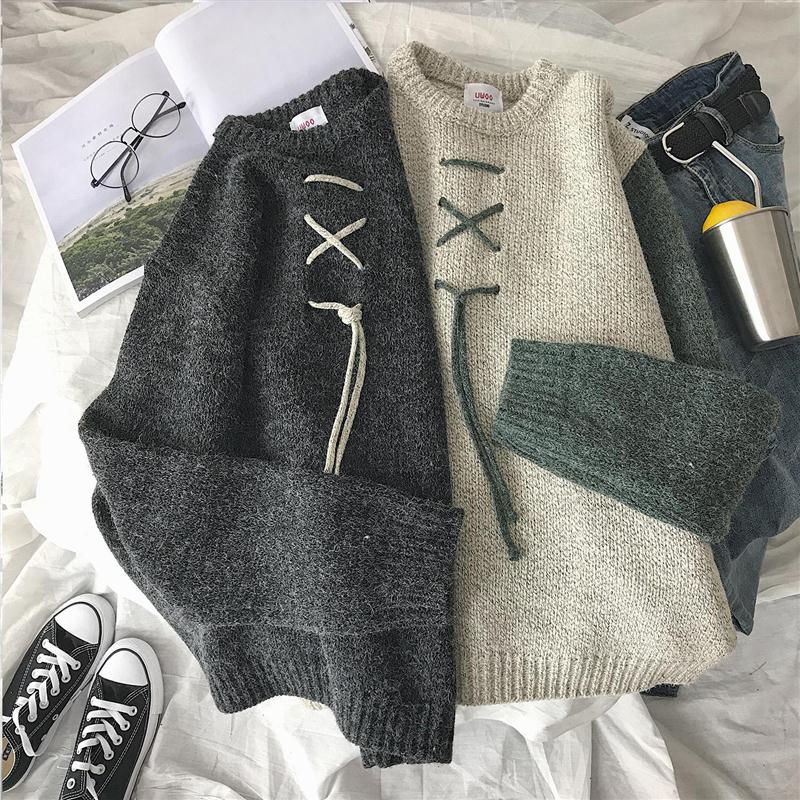 Áo Sweater Cổ Tròn Phong Cách Hàn Quốc Cho Nam | BigBuy360 - bigbuy360.vn