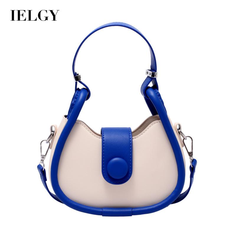 IELGY Túi Đeo Vai Màu Sắc Tương Phản Thời Trang Cho Nữ