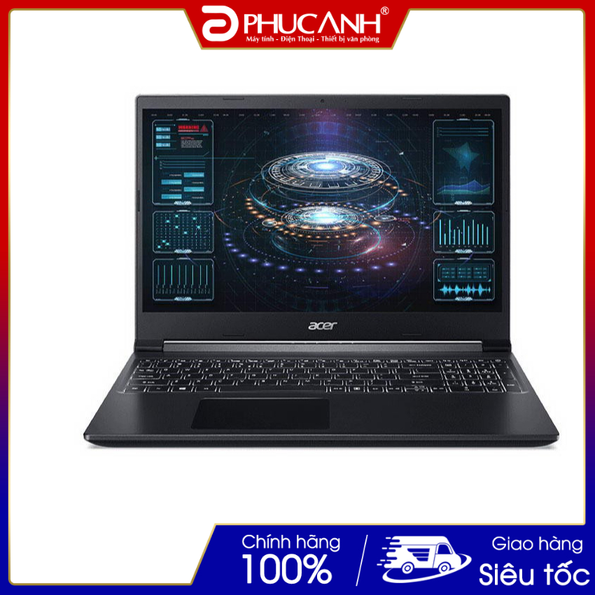Laptop Acer Gaming Aspire 7 A715 42G R1SB NH.QAYSV.005 (Ryzen 5 5500U/ 8Gb/ 256Gb SSD/ 15.6" FHD/ Nvidia GTX1650 4Gb.