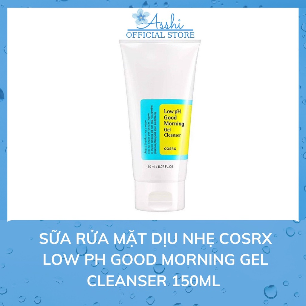 Sữa Rửa Mặt Dịu Nhẹ Làm Sạch Sâu Cosrx Low PH Morning Gel 150ml