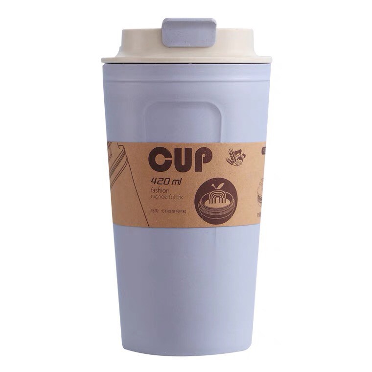 Ly giữ nhiệt lúa mạch kèm quai xách cao cấp dung tích 420ml