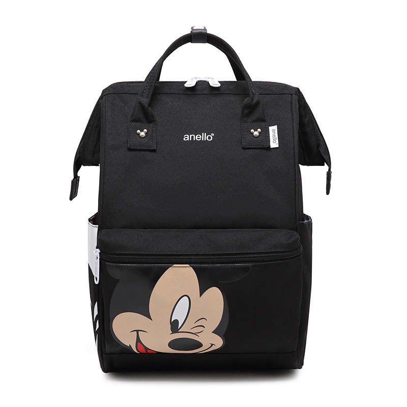 Original Anello premium quality mickey Ba lô Máy tính xách tay Ba lô Túi du lịch