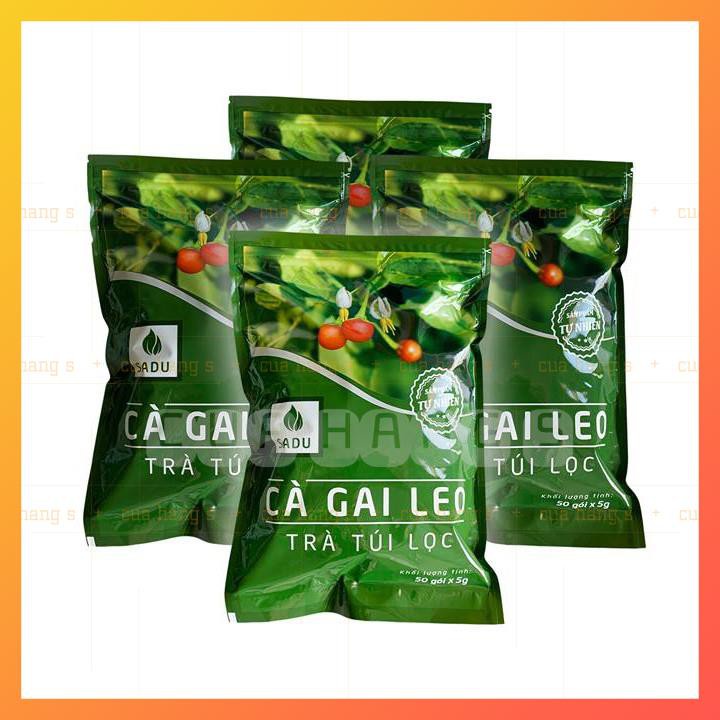 Cà gai leo trà túi lọc tiện dụng SADU 250g hỗ trợ điều trị về gan (ATTP) | BigBuy360 - bigbuy360.vn