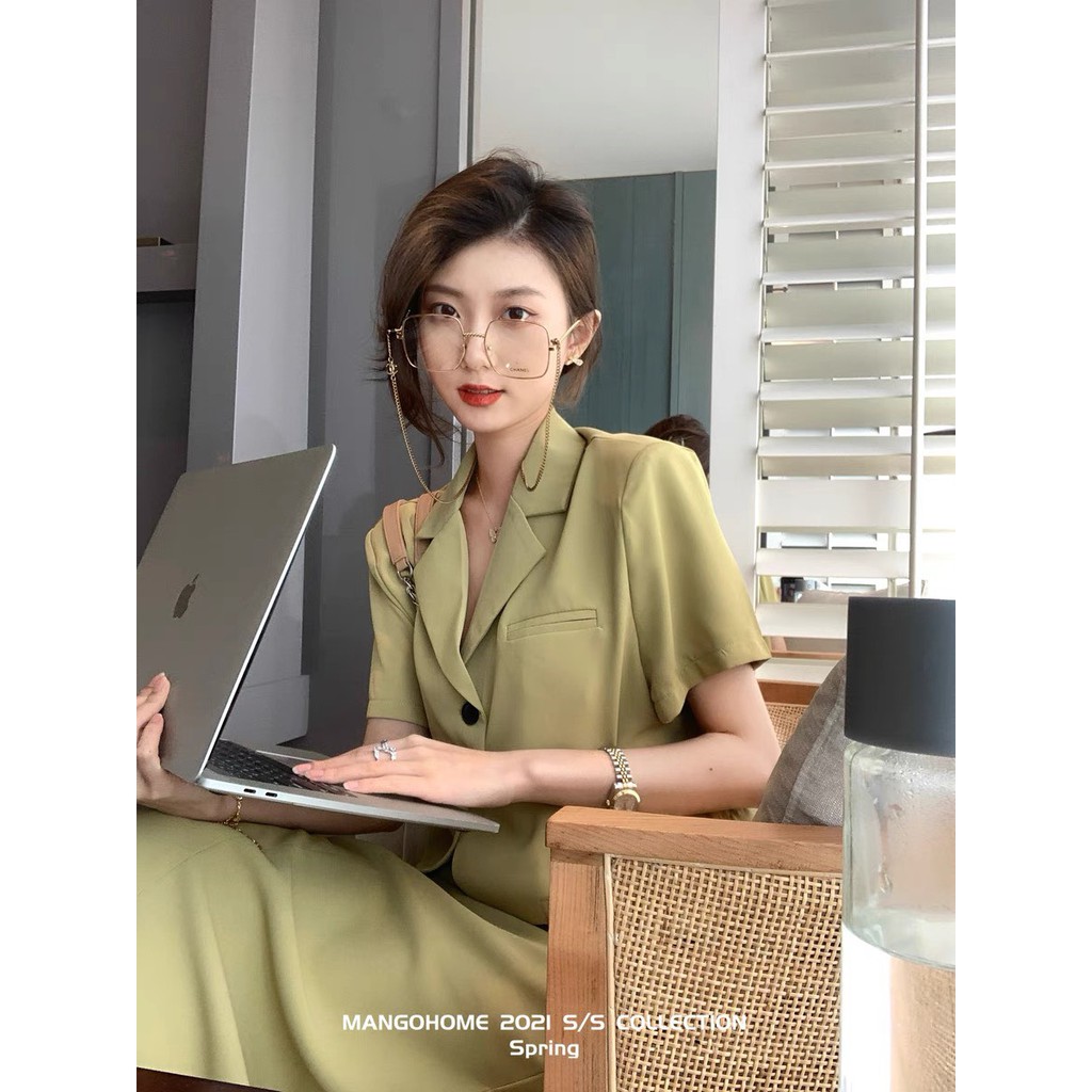 Set Áo sơ mi kiểu và chân váy công sở cho các nàng thanh lịch, áo sơ mi cho nàng bigsize