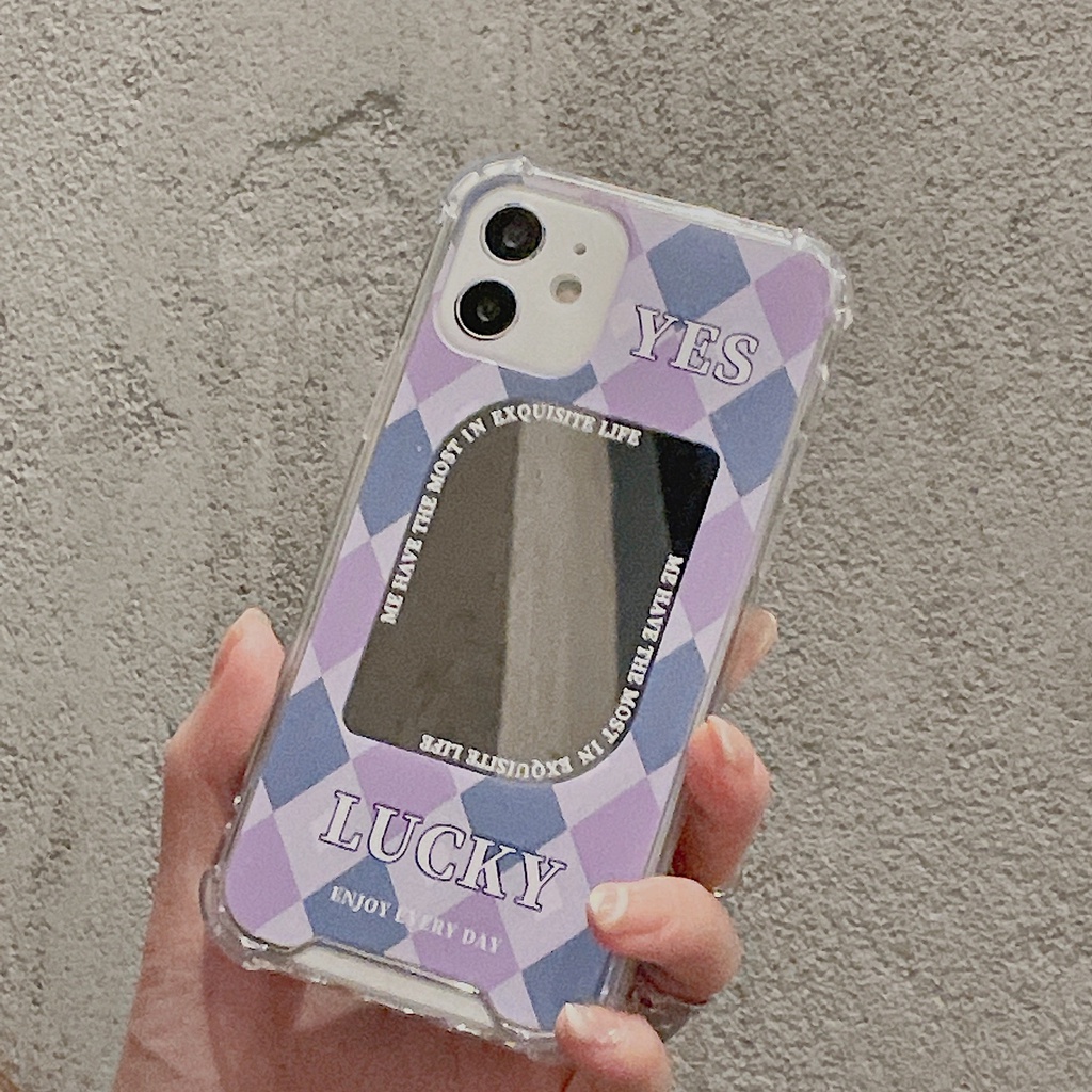 Ốp lưng  iphone Ốp Điện Thoại TPU silicone Mặt Gương Thời Trang Cho iPhone 11 pro max X Xr Xs max 14pro 8 Plus 13 12 pro max Dinuo case