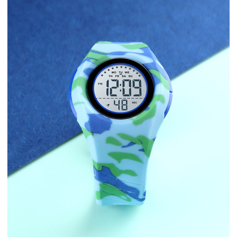 Đồng Hồ Điện Tử SKMEI Bấm Giờ/Báo Thức/Hiển Thị Tuần Dây Đeo PU Phong Cách Thể Thao Cho Bé | BigBuy360 - bigbuy360.vn