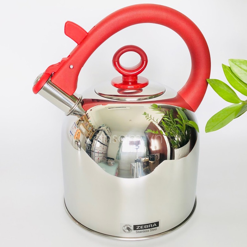 Ấm đun nước Zebra 4.9 Lít có còi báo – Sản xuất tại Thái Lan