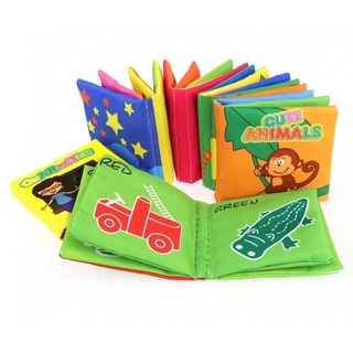 BỘ 4 SÁCH VẢI CHO BÉ-SÁCH VẢI NHIỀU CHỦ ĐỀ
