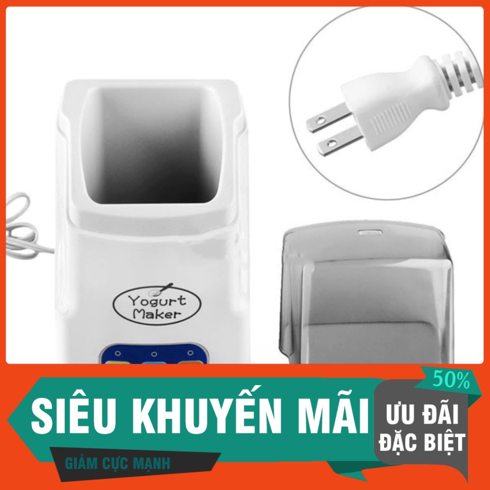 [FREE SHIP] Máy Làm Sữa Chua Yogurt Maker Nhật Bản 3 Nút Tự Động