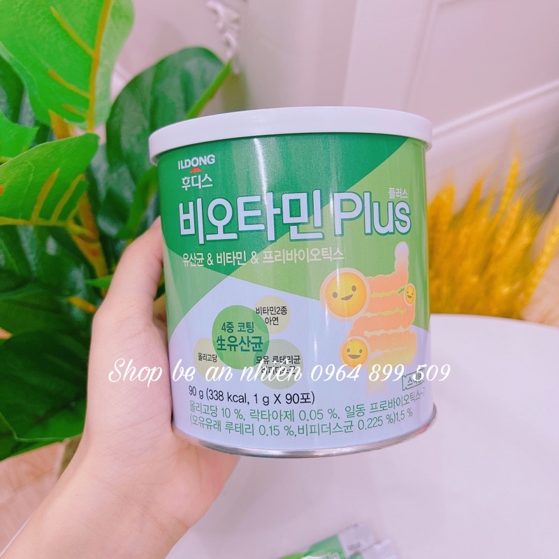 Men vi sinh ildong Biotamin Hàn Quốc 100gr (DATE 1/2025)