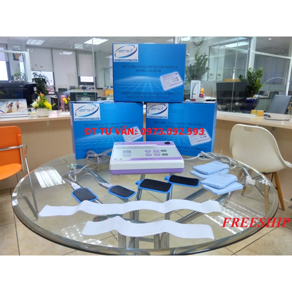 [1 cặp Tấm điện cực - Máy điện xung trung tần Đông Á