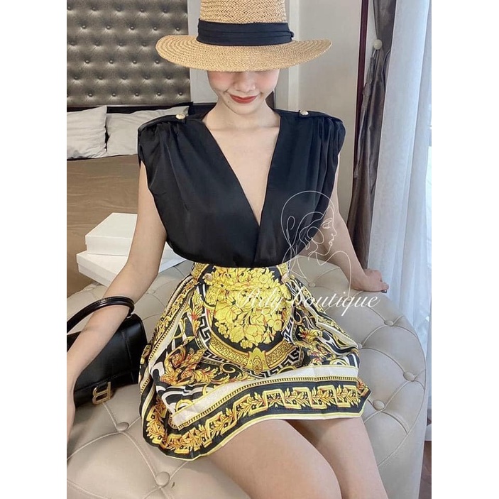 Sét áo độn vai Versace