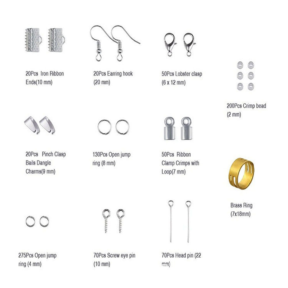 Bộ Dụng Cụ Kìm Làm Đồ Trang Sức 10 Ngăn Chất Lượng Cao