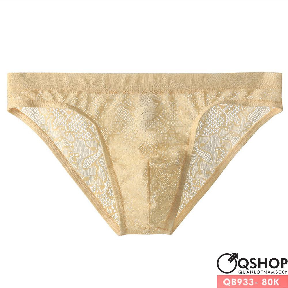 [SALE] QUẦN LÓT NAM BIKINI REN LƯỚI QB933