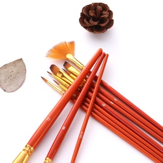 Cọ vẽ màu nước bộ 10 cây
