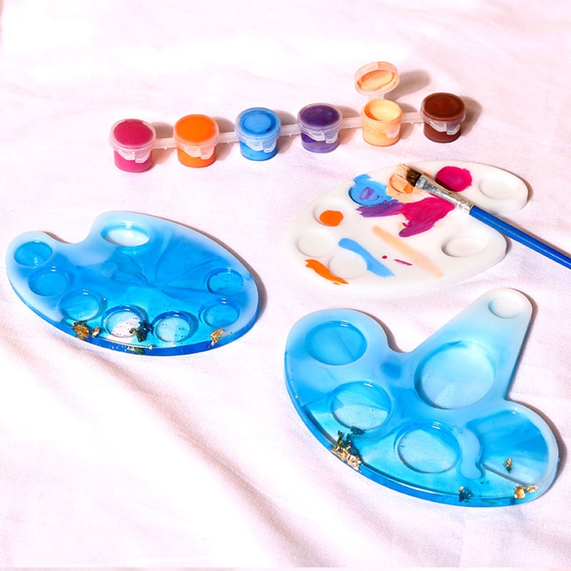 Khuôn Silicone Làm Bảng Pha Lê Epoxy UV DIY