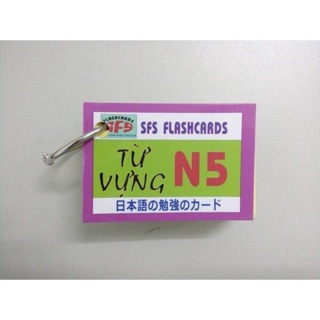 Thẻ học tiếng nhật từ vựng n5