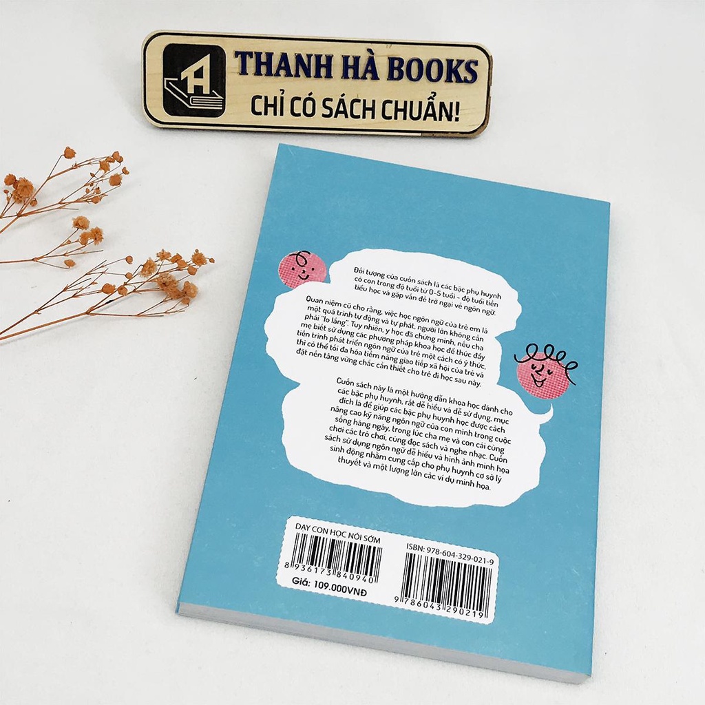 Sách -Dạy con học nói sớm - Giúp con phát triển khả năng ngôn ngữ