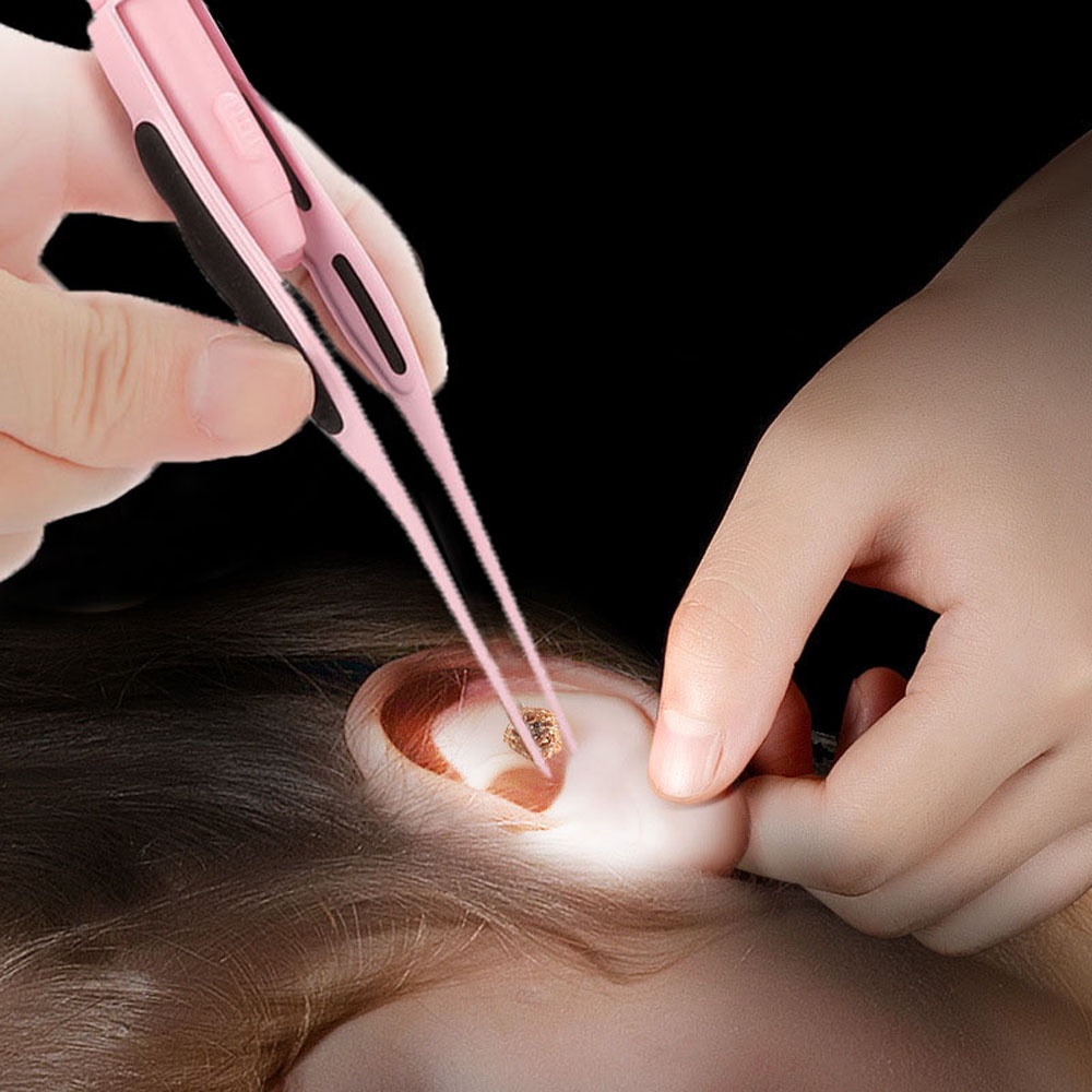 [Hàng mới về] Nhíp vệ sinh tai bằng thép không gỉ có thể tái sử dụng tiện lợi