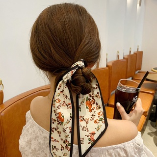 Khăn lụa Twins quàng cổ và trang trí túi xách