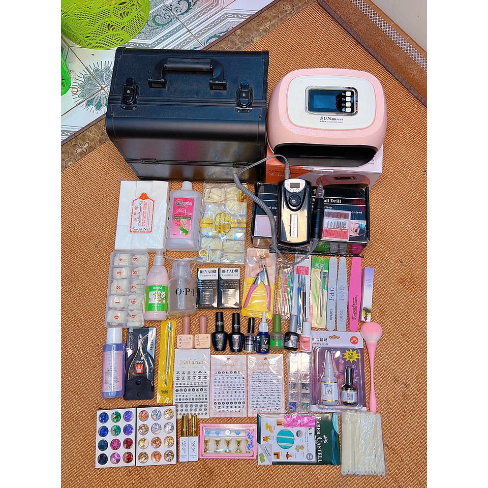 Combo Sét Nail Từ Cơ Bản Đến Nâng Cao,Sét Đầy Đủ Chuyên Mi Nail