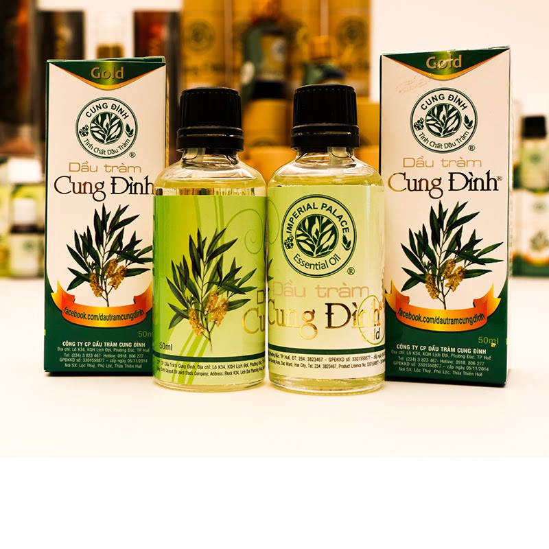 Dầu tràm Cung Đình Gold 50ml dầu tràm cho trẻ sơ sinh, mẹ vè bé