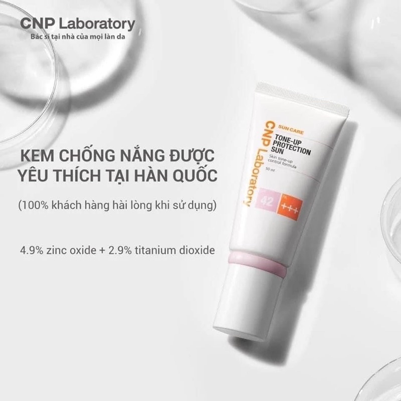 Dùng thử - 1 gói chống nắng CNP siêu đẹp k bết dính 2ml date 2023