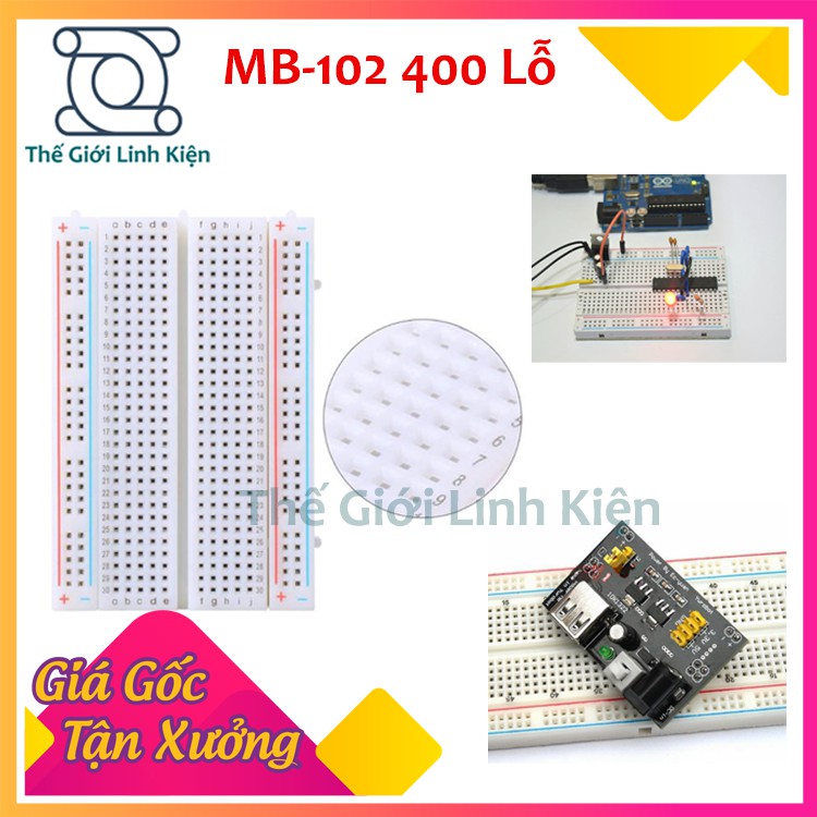 Test board, Bread board 85x55mm 400 lỗ