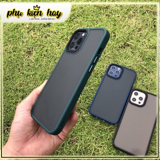 Ốp lưng iPhone Cao Cấp nhám mờ ROCK   [CHỐNG BÁM BẨN]   dành cho IPhone 12 Pro Max / 12 Pro / 12 / 12 Mini