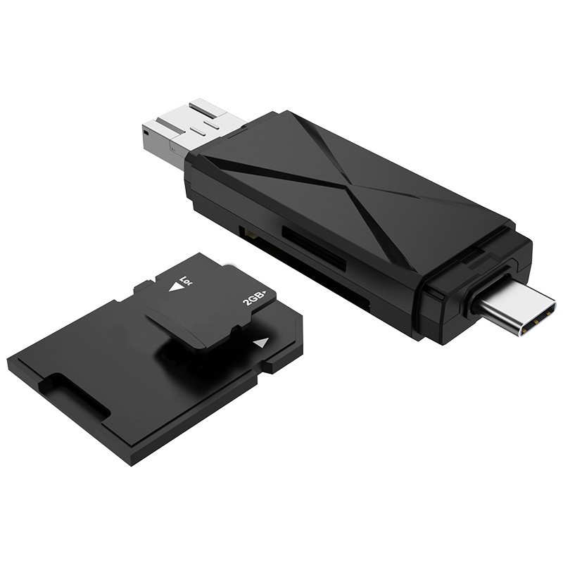 Đầu Đọc Thẻ Nhớ Usb 2.0 Cho Sdxc,Sdhc,Tf,Sd,Mmc,Rs-Mmc