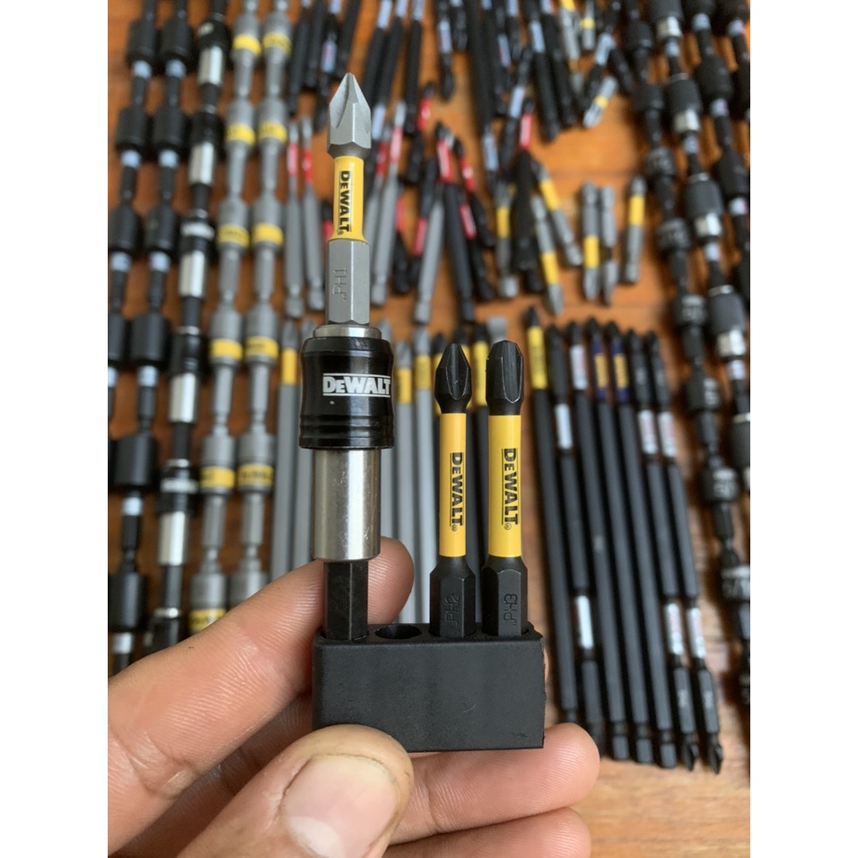 Combo đầu nối vít mũi vít PH1 PH2 PH3 Dewalt thông dụng