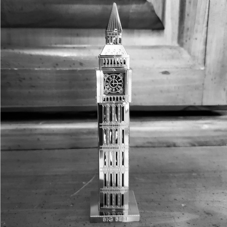 Mô Hình 3D Kim Loại Tháp Đồng Hồ Bigben