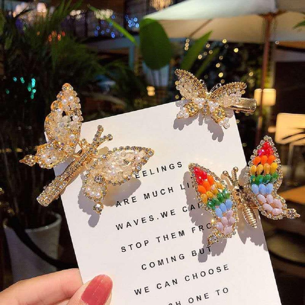 Kẹp Tóc Bằng Hợp Kim Màu Ngà Thiết Kế Mới Thời Trang Dành Cho Nữ