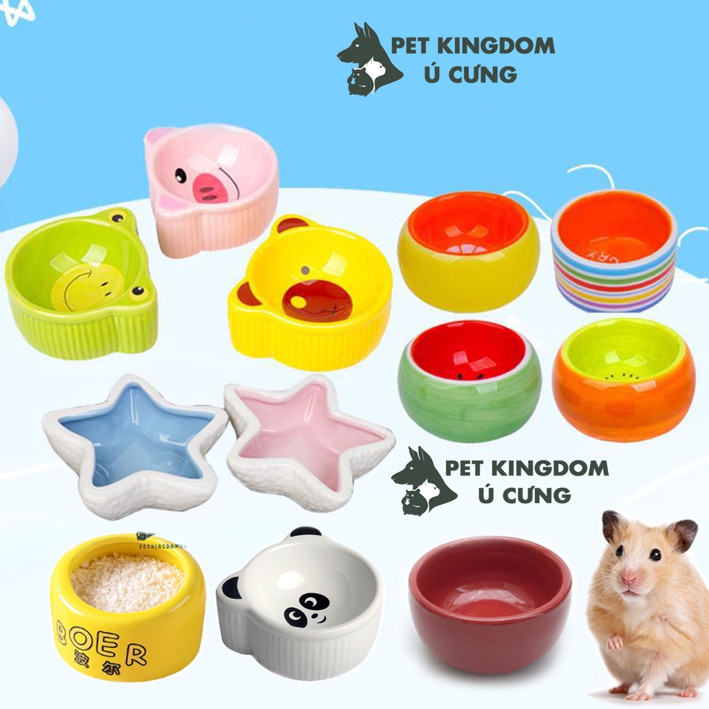 Bát ăn sứ hamster