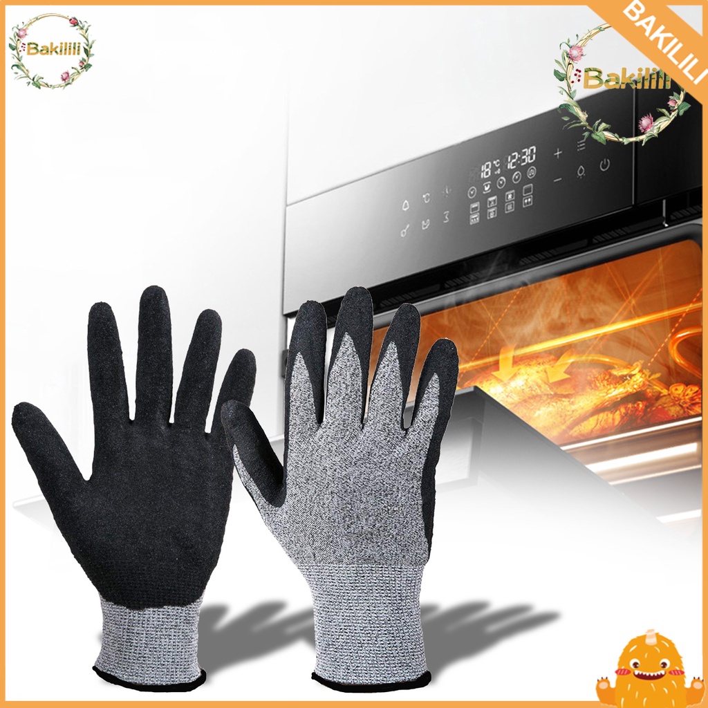 1 Đôi Găng Tay Chịu Nhiệt Chống Trượt 500 / 800 Độ Dùng Cho Lò Vi Sóng / Chế Biến Gỗ