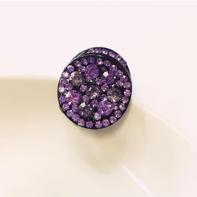 *kẹp tóc càng cua đính đá hình ovan(CTTQAI,5.G5.D5)