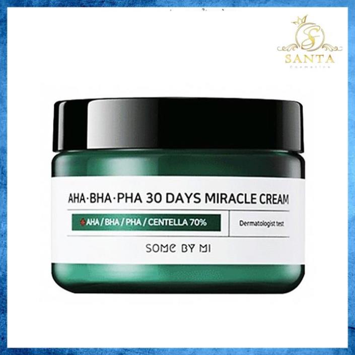 Kem dưỡng Some By Mi AHA-BHA-PHA 30 Days Miracle Cream 50g hỗ trợ giảm mụn hiệu quả trong 30 ngày