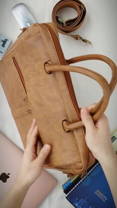 Cặp xách công sở cặp da đựng laptop 15 6 inch Zenka nhiều ngăn tiện dụng rất sang trọng và lịch lãm_ZKC19_2 | BigBuy360 - bigbuy360.vn