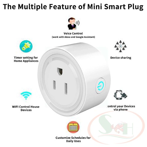 Hẹn giờ wifi Timer Mini Smart Socket 10A 2200W ổ cắm tự động tắt mở thông minh từ xa