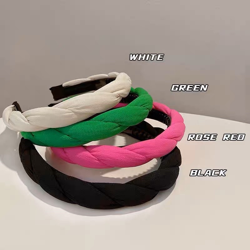 cài tóc dạng to nhiều màu sắc, băng đô phong cách hàn quốc