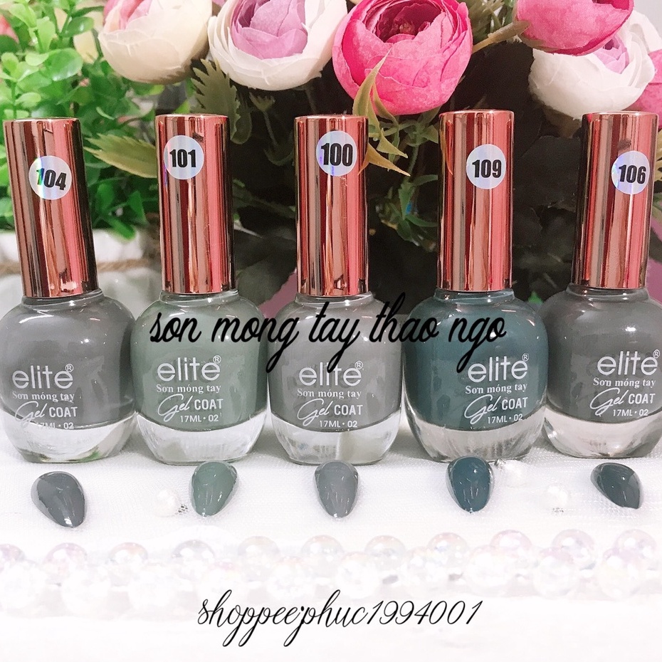 Sơn gel lạnh cao cấp Elite 17ml (không cần hơ máy)