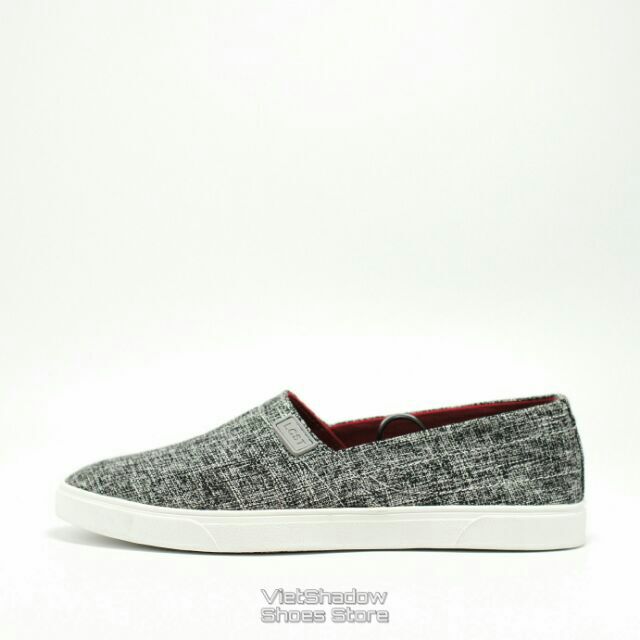 Slip on | Giày lười vải LCTS Made in Vietnam - Mã SP: LCTS-ghi.sáng