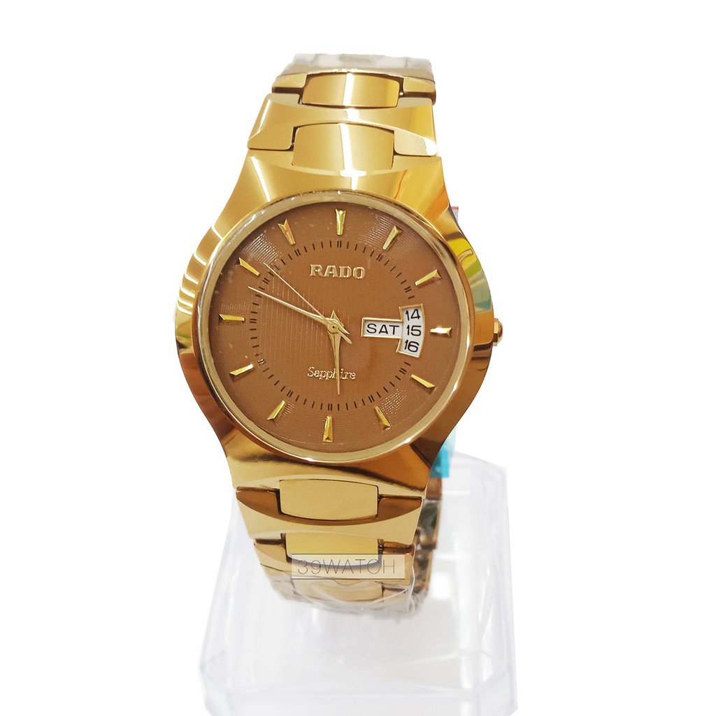 [TẶNG VÍ DA NAM] Đồng hồ nam Julibé RA37 NAMV màu vàng, chất liệu dây đá ceramic nguyên khối, mặt kính saphire | BigBuy360 - bigbuy360.vn