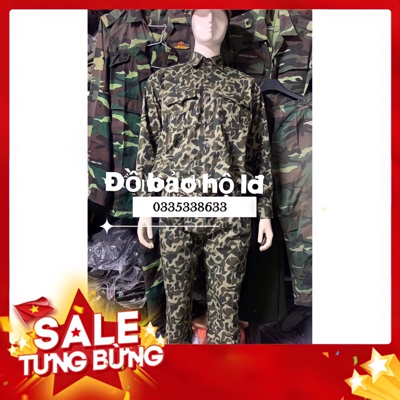 BỘ QUẦN ÁO RẰN RI BÁO CHẤT KAKI RẺ ĐẸP