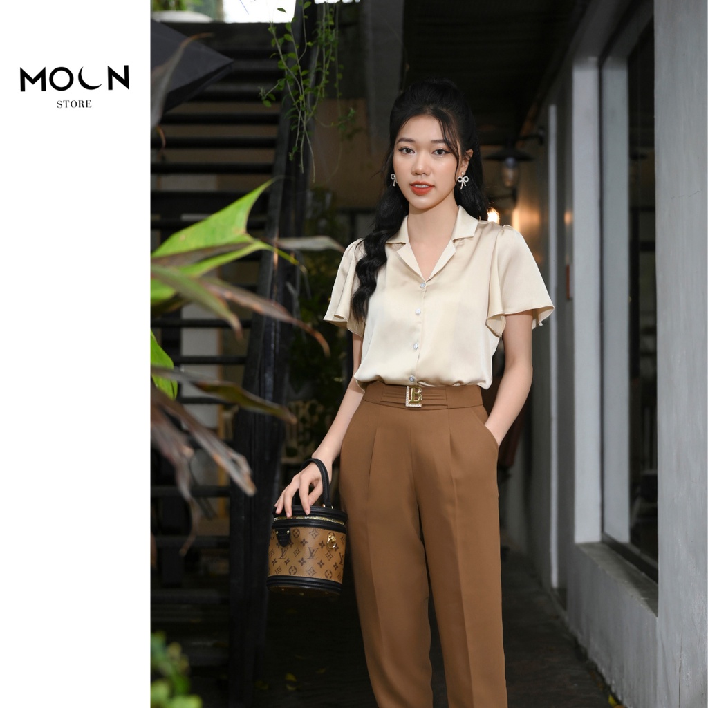 Áo Sơ Mi Nữ Lụa 4 Màu HA104 MOON STORE