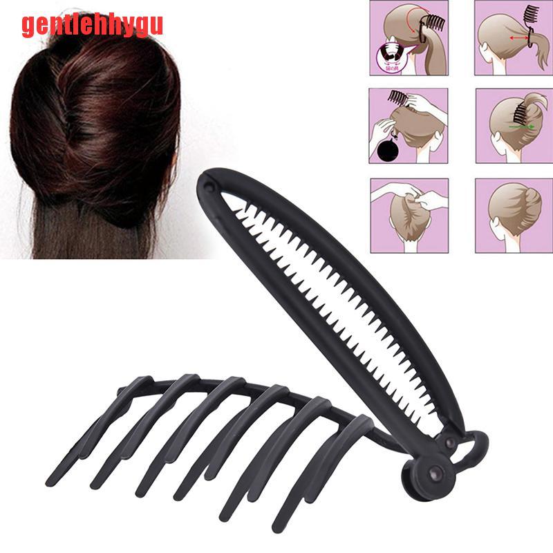 Bộ Lược Kẹp Tạo Kiểu Tóc Thời Trang Cho Nữ DIY