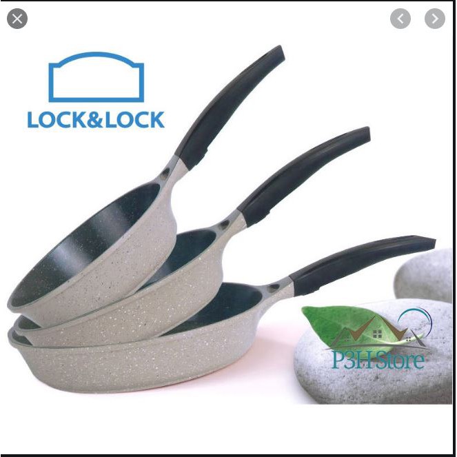 Chảo đá Lock&Lock dòng Stone 7 lớp các size