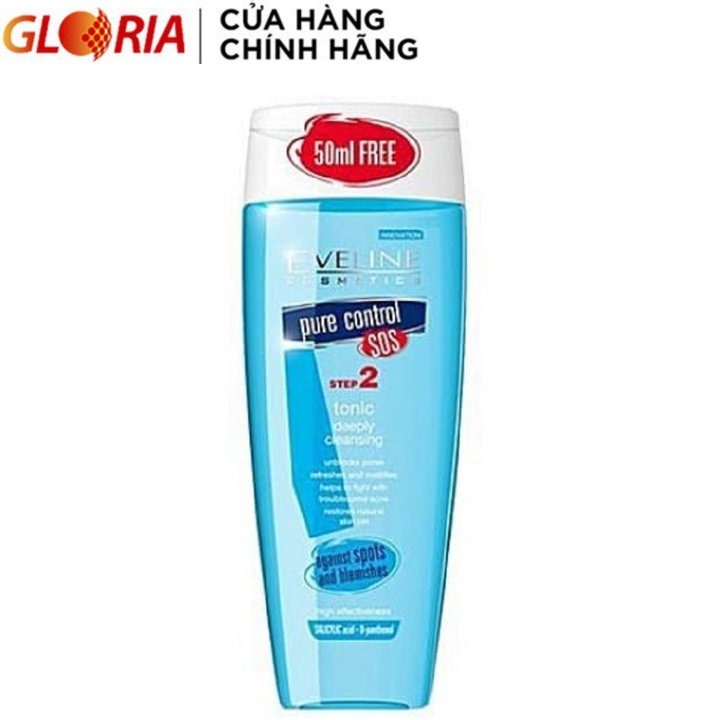 Nước Hoa Hồng Sạch Sâu Eveline Pure Control SOS 200ml